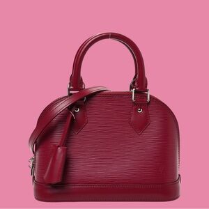 Louis Vuitton Alma Bb Epi Fushia